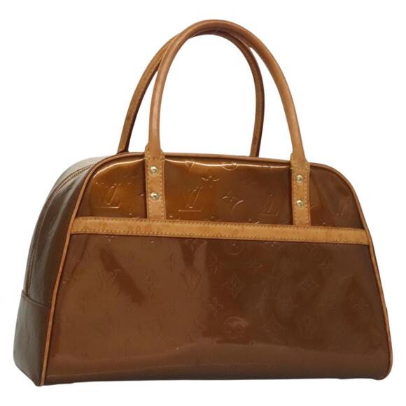 LOUIS VUITTON Monogram Vernis Tompkins Square Bag Bronze M91103 - Picture 1 of 16